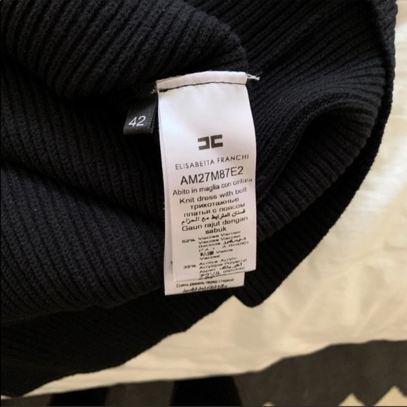 NWT Elisabetta Franchi Double breast dress.Italian size 42 / Us 6 - Picture 5 of 5